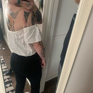 Billabong boho off the shoulder top